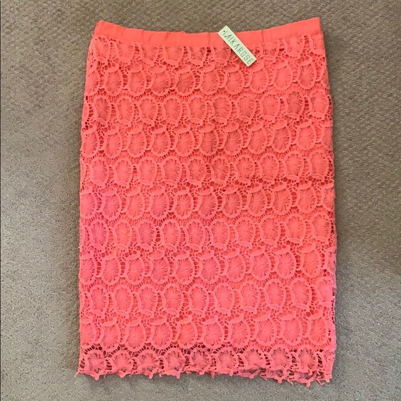 Mikarose Dresses & Skirts - Coral Mikarose pencil skirt